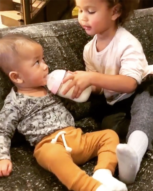 Miles Stephens, Luna Stephens, John Legend,